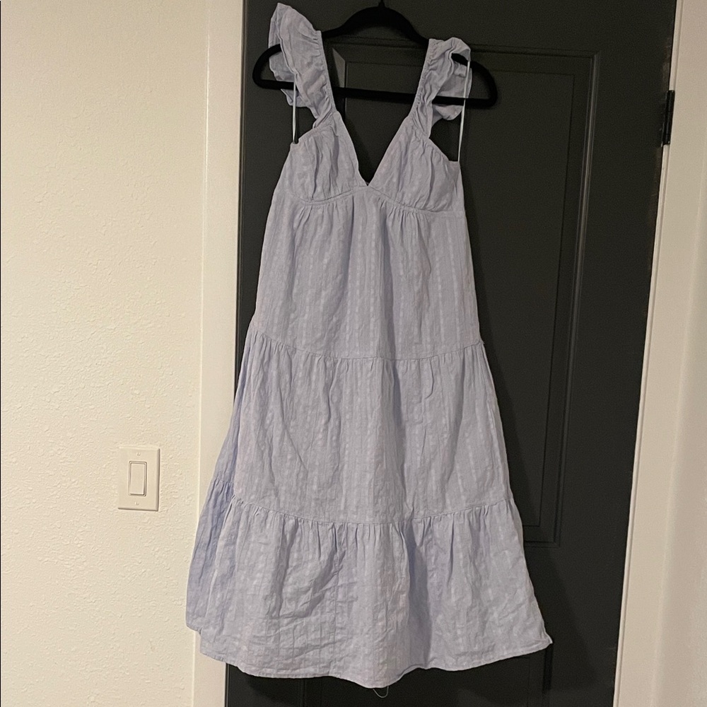 HYFVE Soft Blue Textured dress
